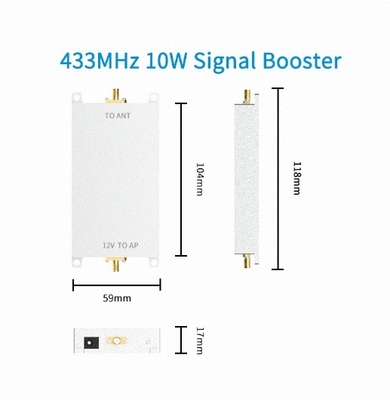 430-434MHz RF ενότητα ενισχυτή με 40dBm έξοδο εύκολη εγκατάσταση
