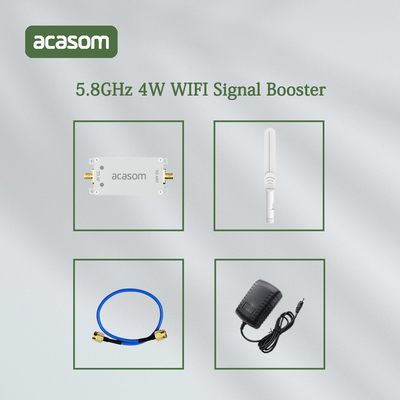 Λευκός 4 W Wifi ασύρματος 5.8 GHz ενισχυτής σήματος για DJI Phantom