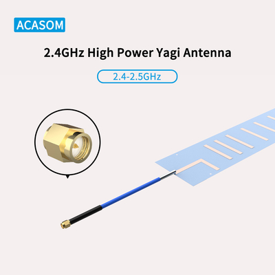 RFSMA αρσενικό Yagi Drone Jammer Αντένα 50 Ωμ 13 DBi υψηλό κέρδος