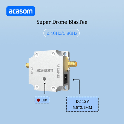 Super Drone Series DC 12V Bias Tee για μονάδα παροχής ρεύματος μεταφοράς ενισχυτή 2,4GHz