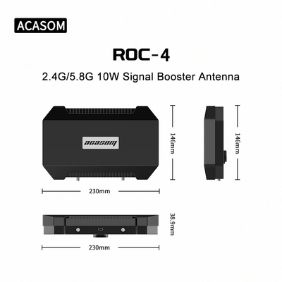 Μεγάλη εμβέλεια ενισχυτής FPV υψηλής ισχύος 10W για ασύρματους τηλεχειριστήρες