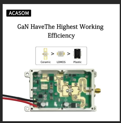 700MHz 800M 50W GAN 28V Ενίσχυρη μονάδα παρεμβολής σήματος για FPV Drone