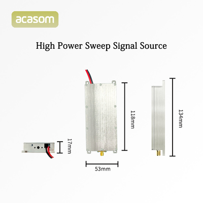 5900MHz 6100MHz Υψηλό φαινόμενο αποκλεισμού 20w 43dbm Μοντέλο παρεμβολής σήματος για διαταραχή UAV 6.0GHz