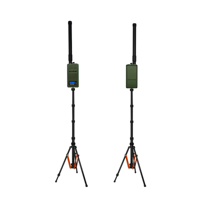 Προσαρμοσμένοι παρεμποδιστές σήματος drone 1.2G 50 Watt Drone RF Jammer 1100MHz-1300MHz