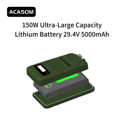 1450MHz-1650MHz 1.5G Φορητό Drone Frequency Jammer 50W Αδιάβροχο