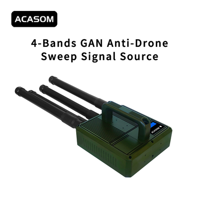 Τέσσερις μπάντες Drone Rf Jammer Σημείο Blocker Jammer 200M 300M 400M 500M